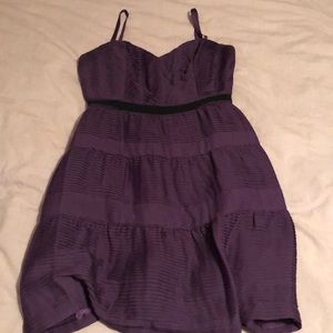 Purple BCBG dress